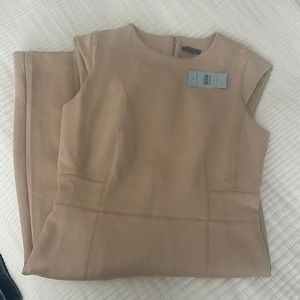 NWT: Ann Taylor Petite Faux Suede Sheath Dress